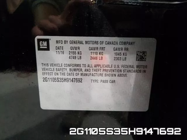 2G1105S35H9147692 фото 2