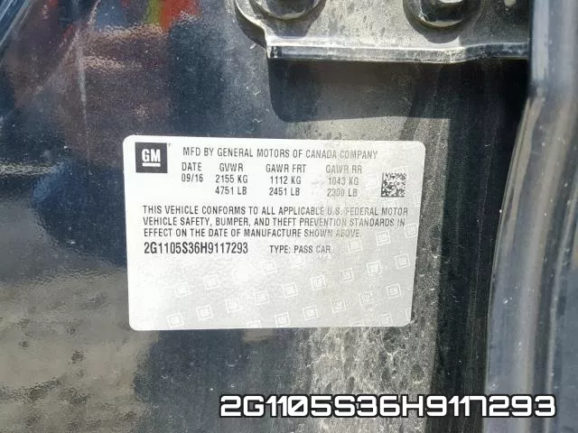 2G1105S36H9117293 фото 2