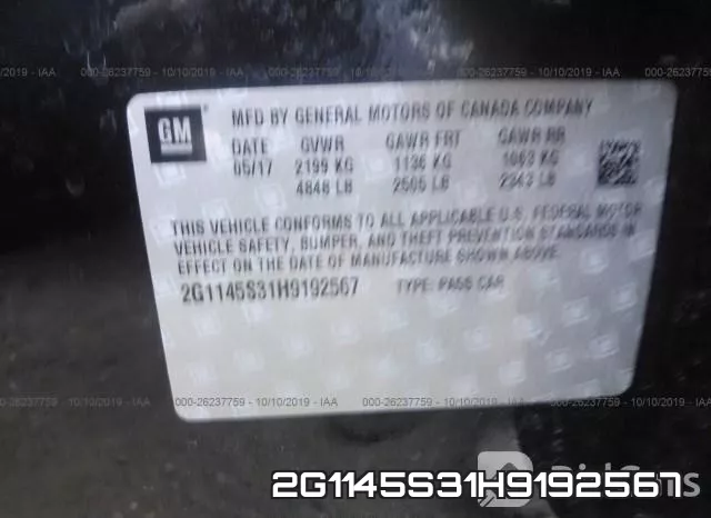2G1145S31H9192567 фото 10