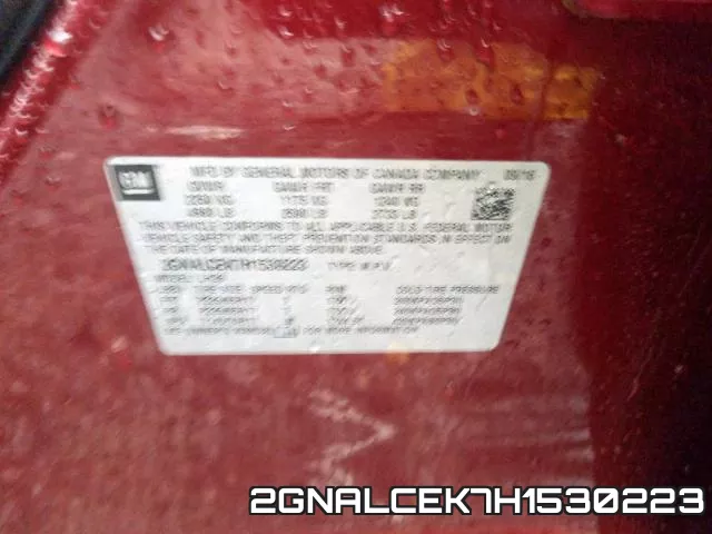 2GNALCEK7H1530223 фото 2