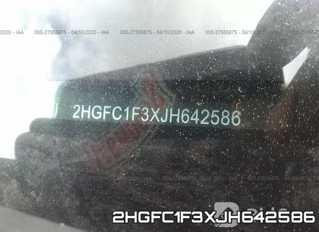 2HGFC1F3XJH642586 фото 10
