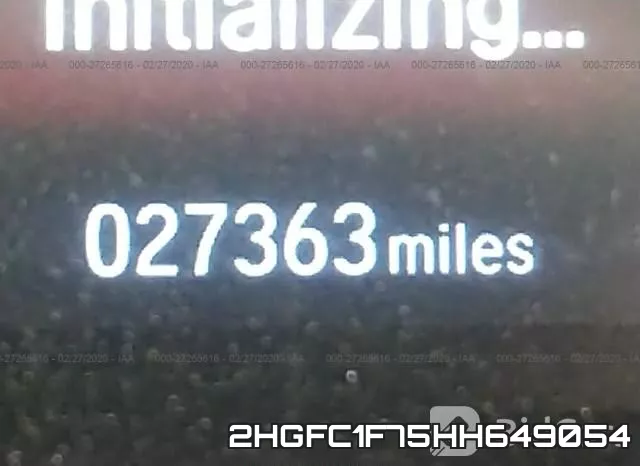 2HGFC1F75HH649054 фото 8