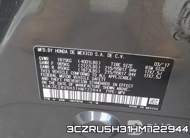 3CZRU5H31HM722944 фото 10