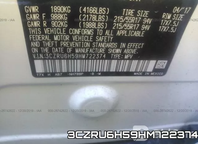 3CZRU6H59HM722374 фото 10