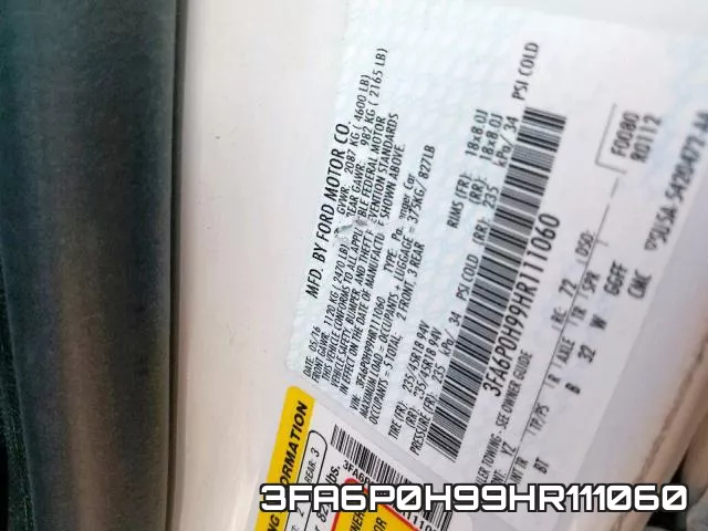 3FA6P0H99HR111060 фото 2