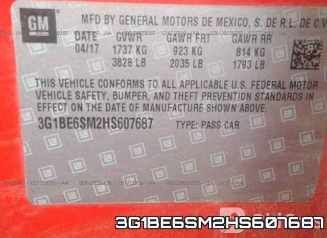 3G1BE6SM2HS607687 фото 10