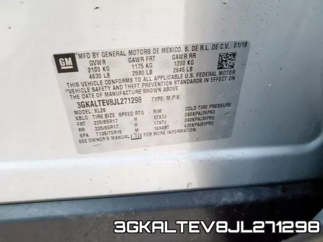 3GKALTEV8JL271298 фото 2