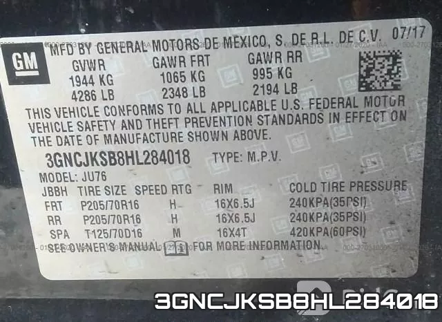 3GNCJKSB8HL284018 фото 10