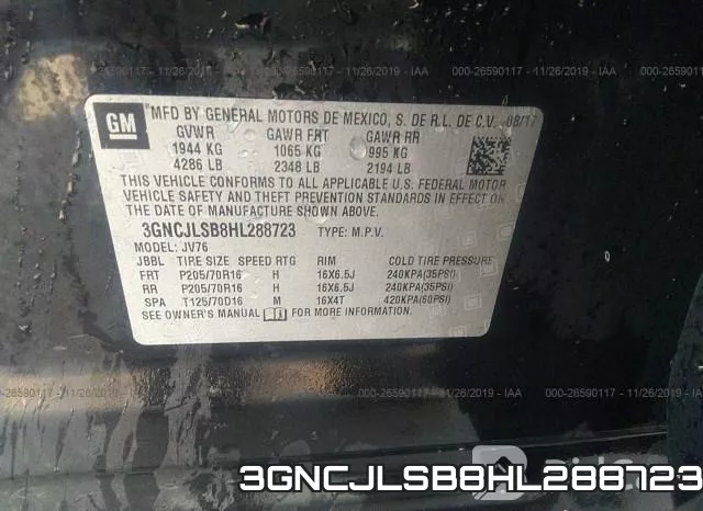 3GNCJLSB8HL288723 фото 10
