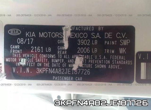 3KPFN4A82JE187726 фото 10