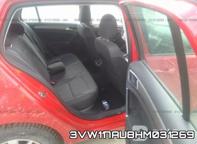 3VW117AU8HM031269 фото 9