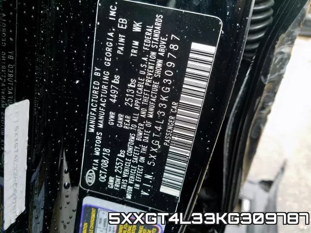 5XXGT4L33KG309787 фото 2