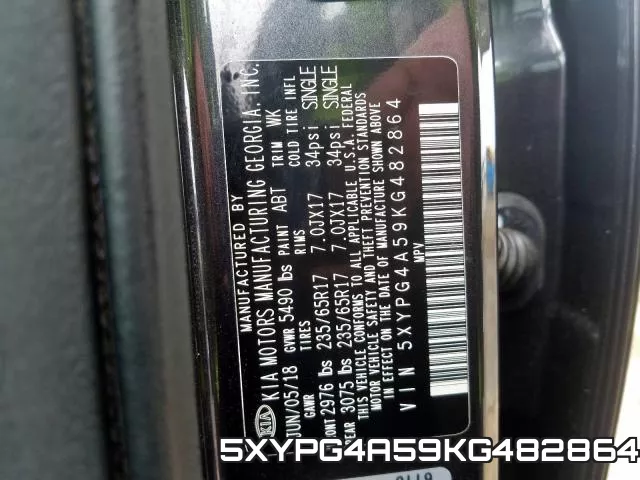 5XYPG4A59KG482864 фото 2