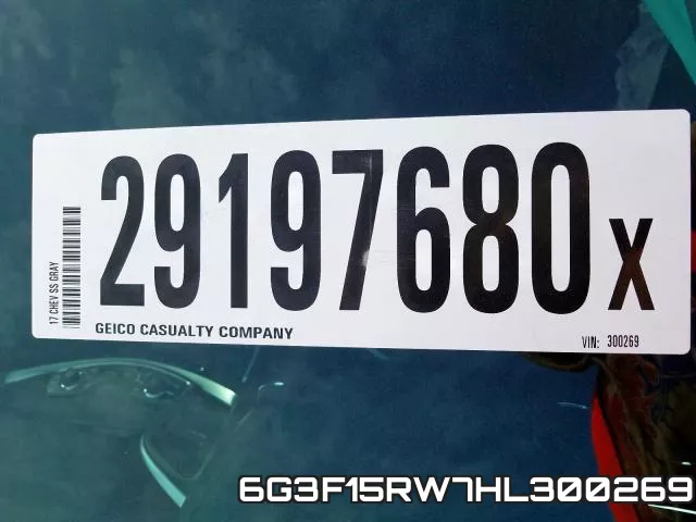 6G3F15RW7HL300269 фото 2
