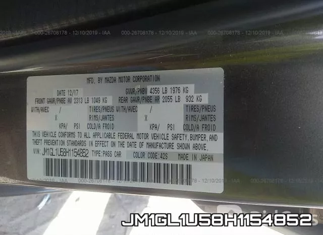 JM1GL1U58H1154852 фото 10