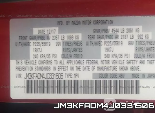 JM3KFADM4J0331506 фото 10
