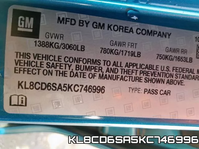 KL8CD6SA5KC746996 фото 2
