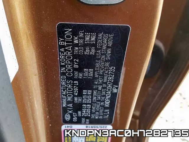 KNDPN3AC0H7282735 фото 2