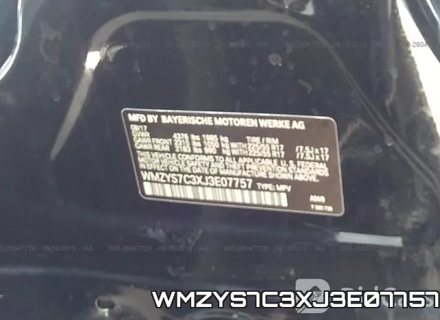 WMZYS7C3XJ3E07757 фото 10