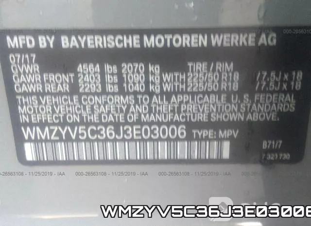 WMZYV5C36J3E03006 фото 10