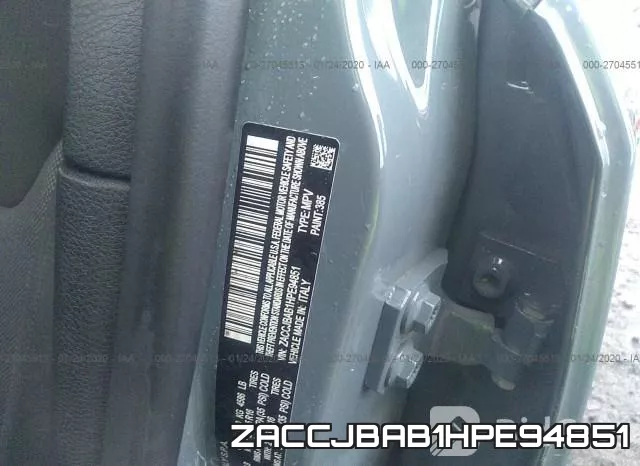 ZACCJBAB1HPE94851 фото 10