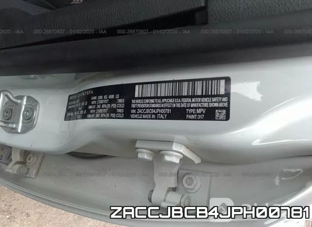 ZACCJBCB4JPH00781 фото 10