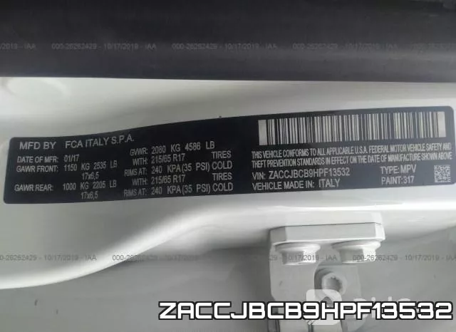 ZACCJBCB9HPF13532 фото 10