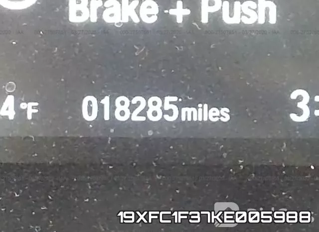 19XFC1F37KE005988 фото 8