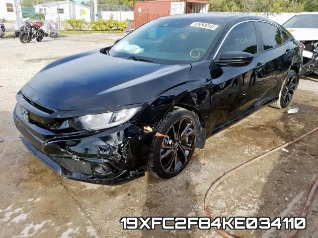 19XFC2F84KE034110 фото 3