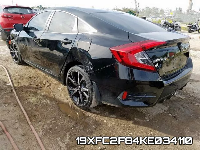 19XFC2F84KE034110 фото 4