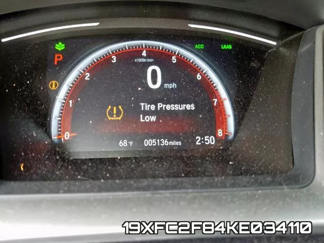 19XFC2F84KE034110 фото 9