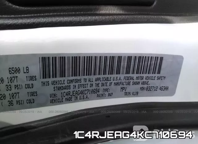 1C4RJEAG4KC710694 фото 10