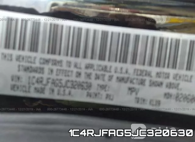 1C4RJFAG5JC320630 фото 10