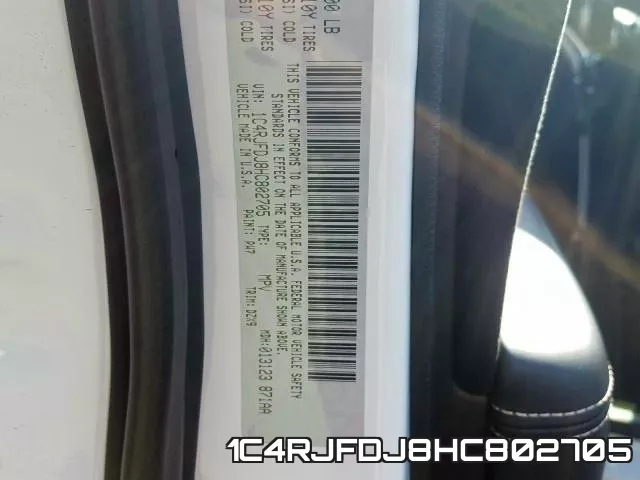1C4RJFDJ8HC802705 фото 2