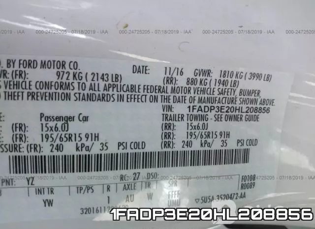 1FADP3E20HL208856 фото 10