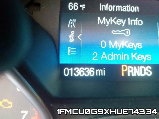 1FMCU0G9XHUE74334 фото 9