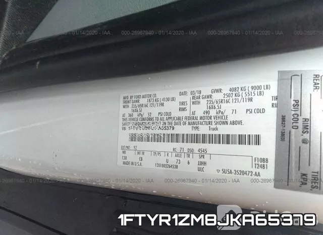 1FTYR1ZM8JKA65379 фото 10
