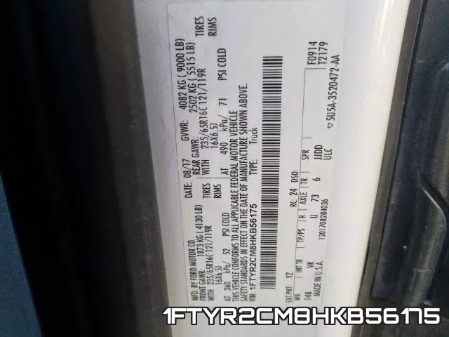 1FTYR2CM8HKB56175 фото 2