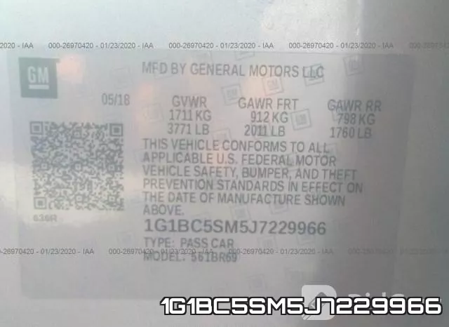 1G1BC5SM5J7229966 фото 10