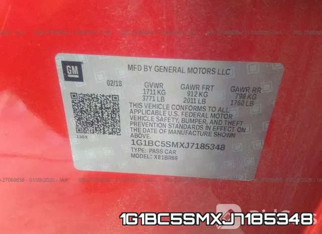 1G1BC5SMXJ7185348 фото 10