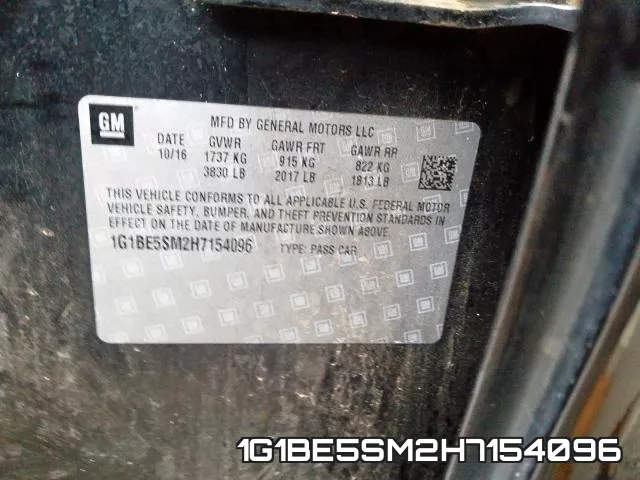 1G1BE5SM2H7154096 фото 2