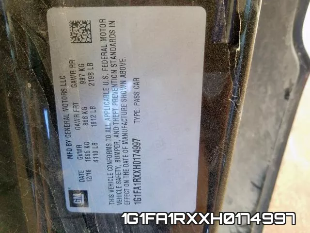 1G1FA1RXXH0174997 фото 2