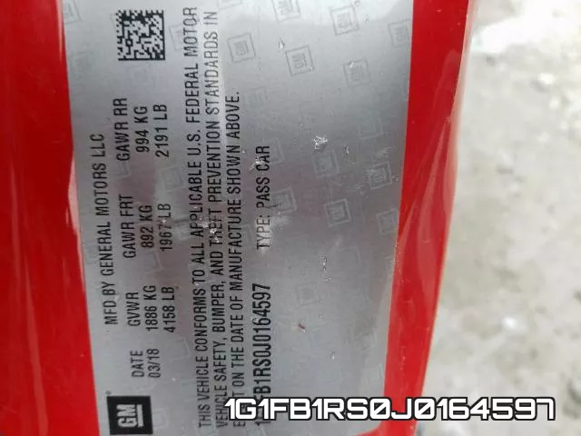 1G1FB1RS0J0164597 фото 2