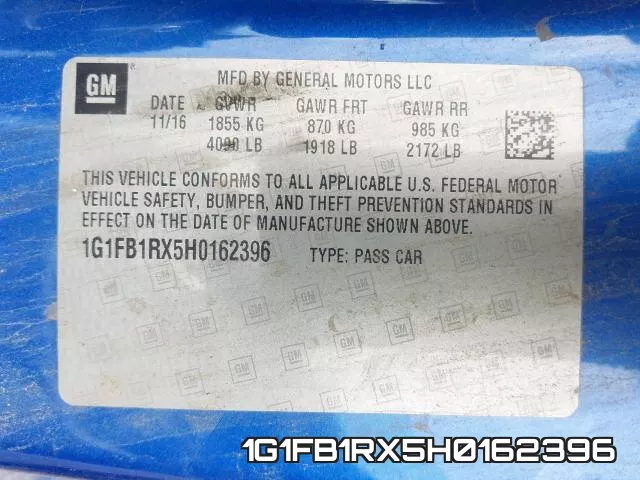 1G1FB1RX5H0162396 фото 2
