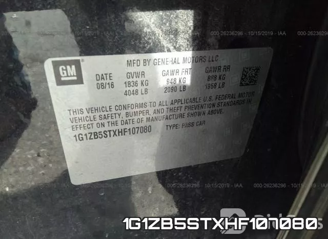1G1ZB5STXHF107080 фото 10