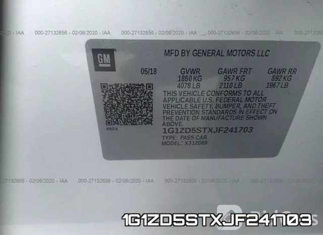 1G1ZD5STXJF241703 фото 10