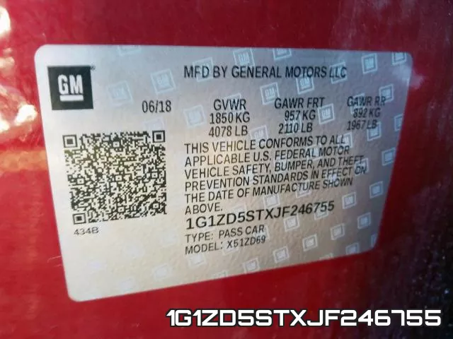 1G1ZD5STXJF246755 фото 2
