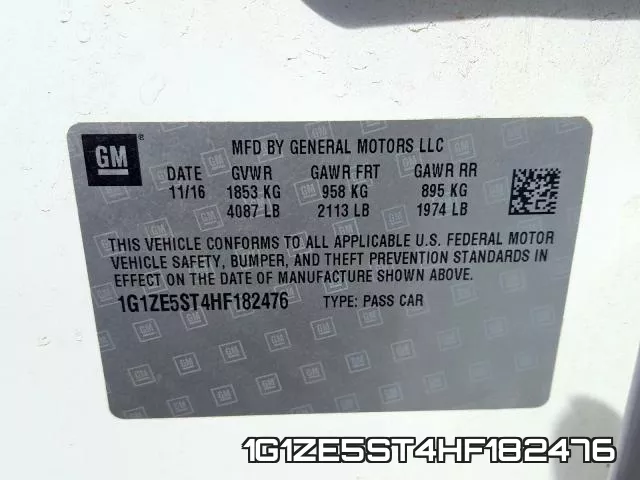 1G1ZE5ST4HF182476 фото 2