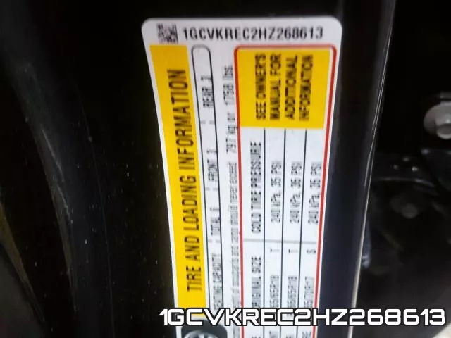 1GCVKREC2HZ268613 фото 2