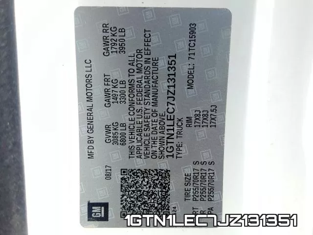 1GTN1LEC7JZ131351 фото 2